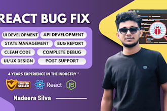 fix any react bug or API error in minutes