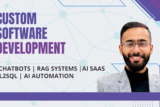 build custom rag systems and finetune gpt, bert and llms for ai automation