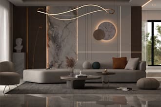 design modern interior for home and office