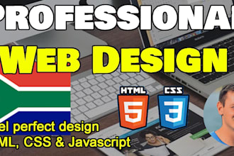 design modern, affordable websites for south african businesses