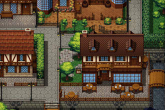rpg maker game, pygame, game maker, godot game, parallax maps, level design