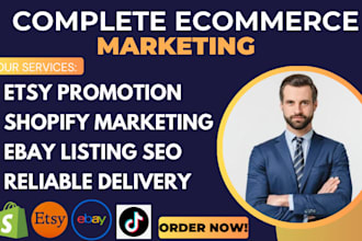 advertise and promote etsy shop ebay and boost shopify sales ecommerce marketing