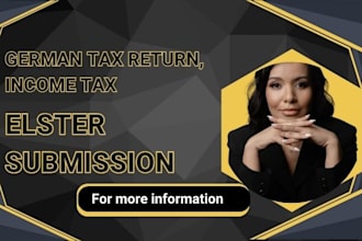 do german income tax, vat income, tax return elster submission