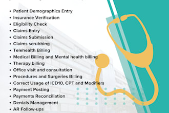 do medical billing and become your medical scribe and VA