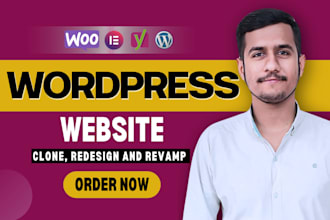 professionally clone, redesign and revamp wordpress website