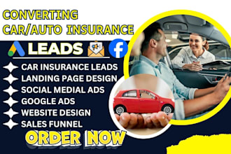 generate hot car insurance leads auto insurance trucking leads insurance website