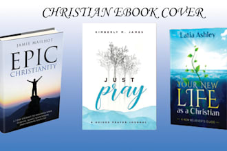 custom christian book cover design, kindle, ebook, and amazon KDP covers