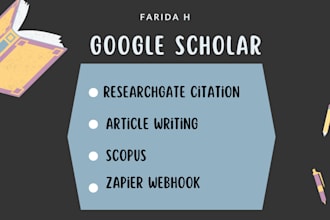 publish research articles in pair reviewed scopus and increase google citations