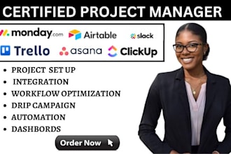 setup trello airtable monday asana zoho clickup basecamp slack smartsheet notion