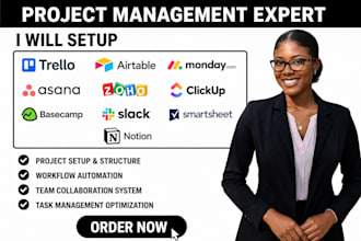 setup trello airtable monday asana zoho clickup basecamp slack smartsheet notion