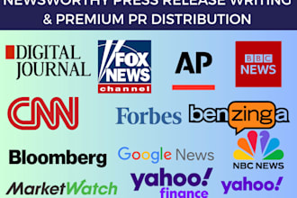 do press release writing, submit press release and press release distribution