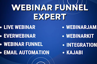 design webinar funnel on webinarjam, webinarkit, everwebinar, webinar jam