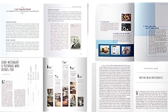 do book formatting layout design and book typesetting for your manuscript