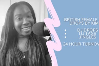 voice enticingly your dj drops or tags british female