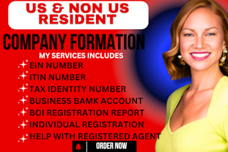 do US llc formation, company registration, ein, itin, create llc, dissolve llc