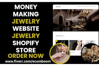 design money making jewelry store jewelry website jewelry shopify dropshipping
