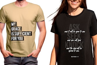 do christian bible verse tshirt design