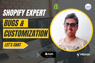 be your shopify expert developer for custom coding and theme customization