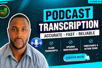 write podcast show notes, podcast summaries and podcast transcription