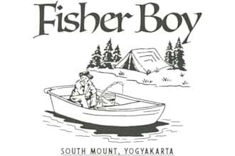 draw camping and fishing illustration for tshirt
