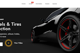 design auto part shopify store auto part website automobile automotive store