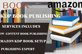 do amazon KDP book publishing kdp ads set up with expert formatting publishing