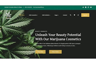 design cannabis shopify store cbd website cannabis website cannabis store
