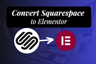 clone squarespace to elementor template