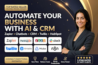 integrate hubspot twilio zoho crm agents zapier chatbot tables canvas slack