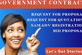 find government contract bid proposal research and response to rfp rfi rfx rfq