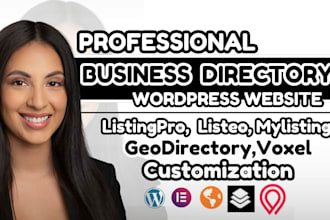build directory website using geodirectory mylisting listingpro voxel theme