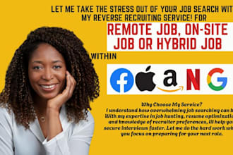 use reverse recruit to search, apply for remote jobs