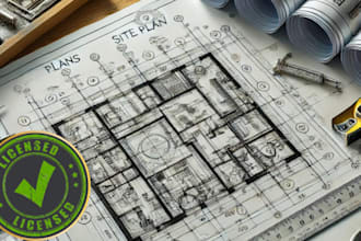 design mep drawing, structural plan, elevation and site plan for your project