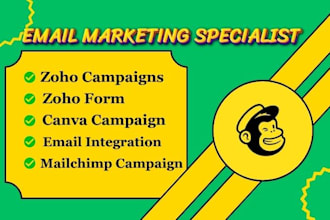 do zoho campaigns,  zoho form,  canva campaign, email template