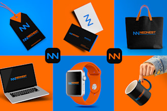 design elegant logo, brand identity, and branding kit with style guide