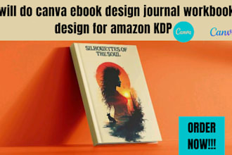 do canva ebook design journal workbook design for amazon KDP