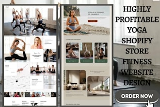 design yoga store gym website fitness website fitness yoga dropshipping website