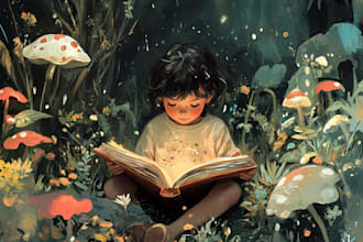 do children book illustrations, comic illustrations