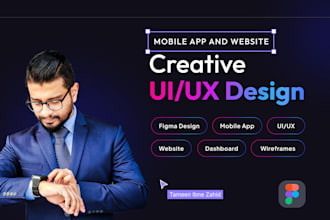 do figma design, website, figma website design, app ui ux, mockup