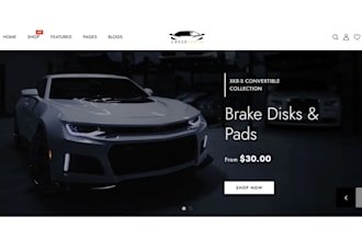 build auto part shopify store automotive store auto part store auto part website