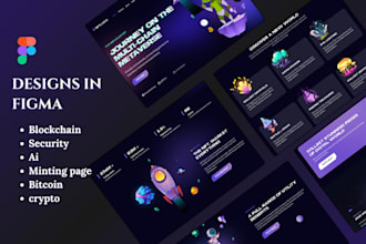 craft nft website meme coin website blockchain crypto website design in figma