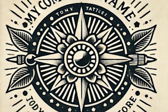design high quality tattoo logo