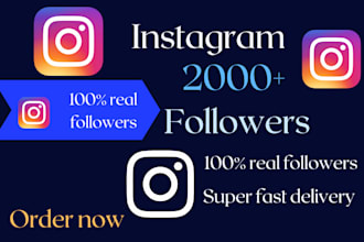increase your instagram page followers from usa 1000 number super fast