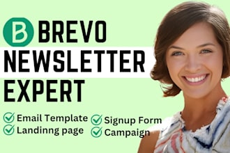 design brevo newsletter template brevo expert brevo campaign brevo landing page