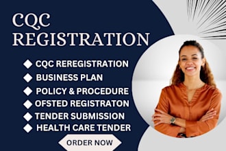 cqc, ofsted registration services for UK tender, nhs contract, healthcare tender