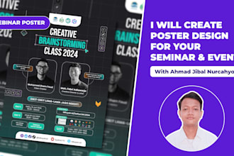 design a stunning poster or flyer to promote your event