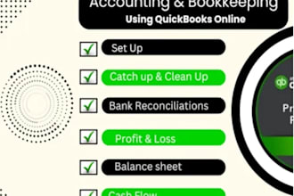 monthly bookkeeping and reconciliation in quickbooks online