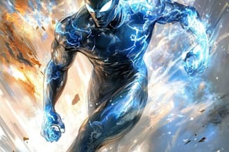 make superhero character for you