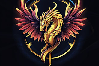 make a fantasy, rpg, sci fi, medieval game logo