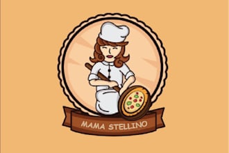 make food truck pizza restaurant logo